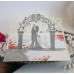 3D Marriage Invitation Card Laser Cut Invitation Glitter Paper American Card Wholesale